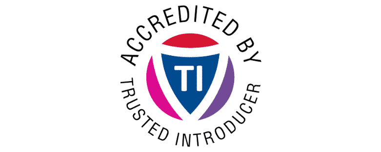 Image of Truesec Incident Response Team's accreditation by Trusted Introducer, symbolizing their recognition in cybersecurity expertise.